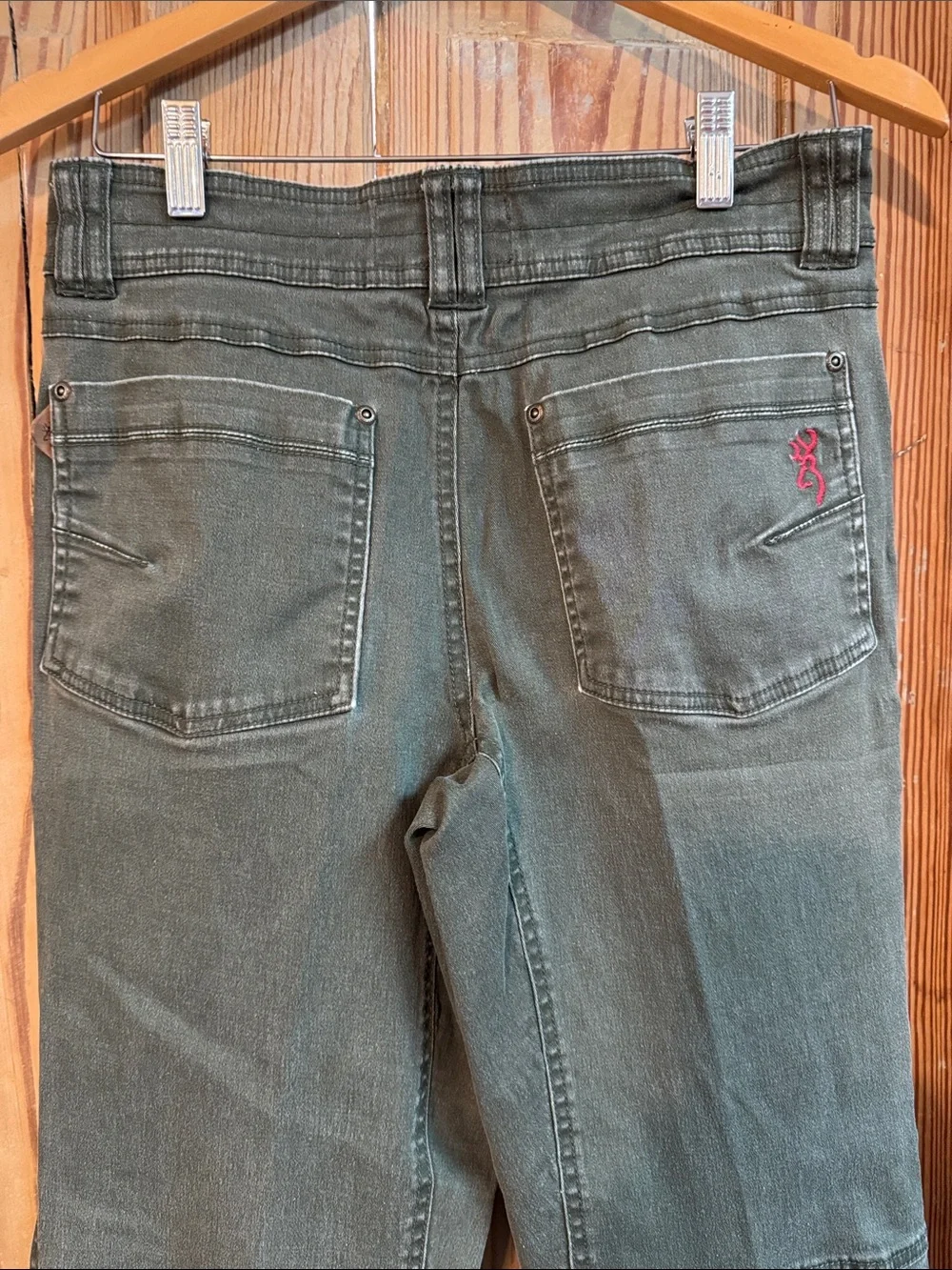 Men's Olive Green Jeans John browning 30x32